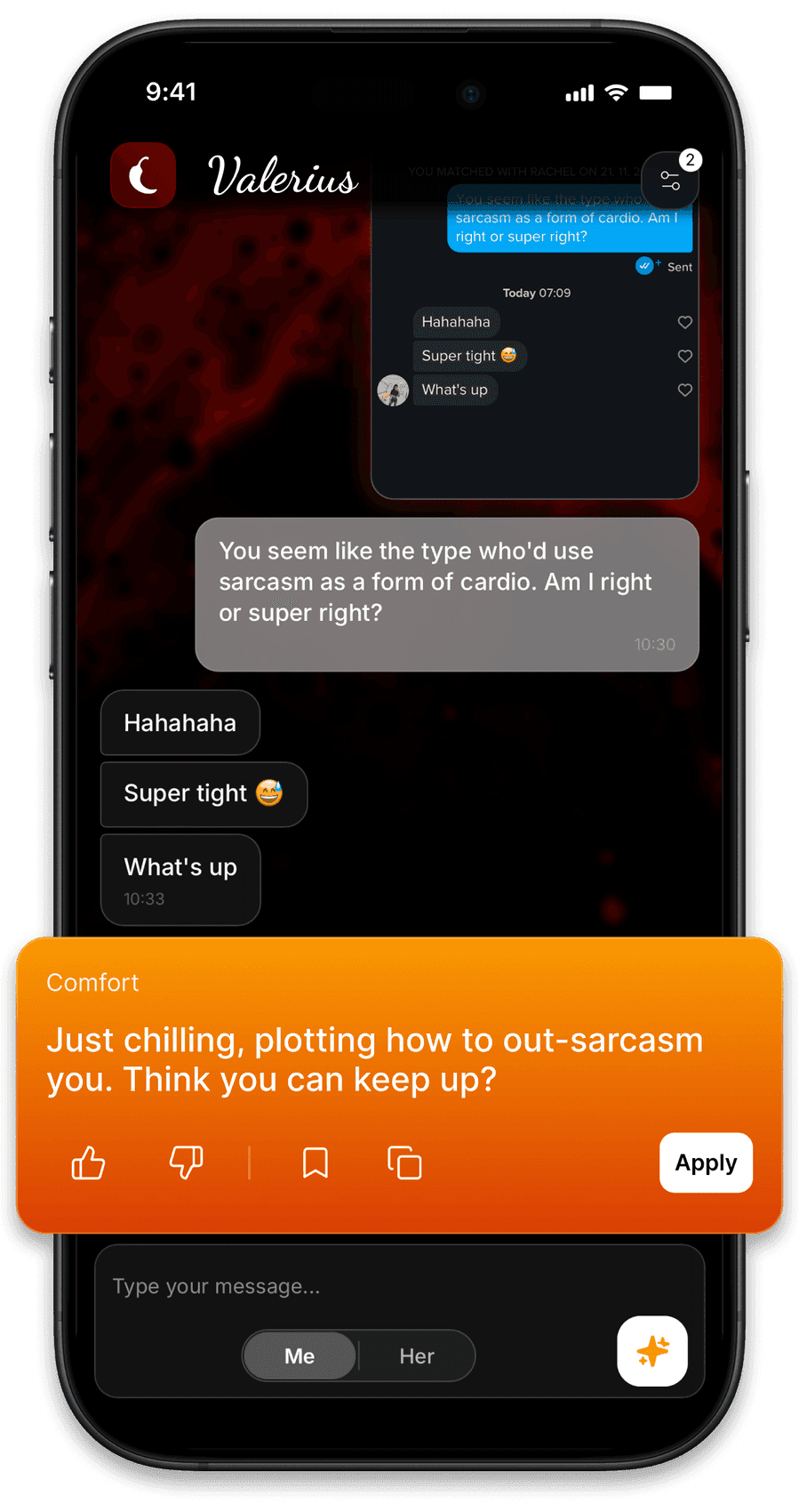 Chat screenshot